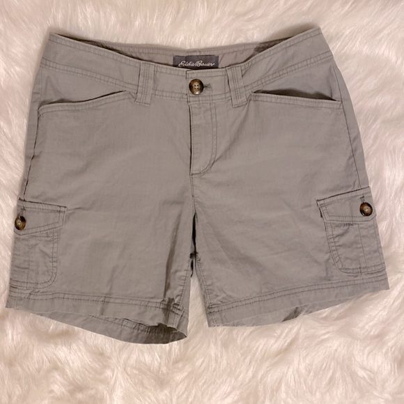 Women’s Eddie Bauer Gray Shorts size 4 - Picture 1 of 3